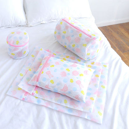 Durable cartoon print laundry bag 9