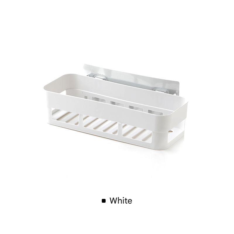 Wall-mounted bathroom organizer image 1