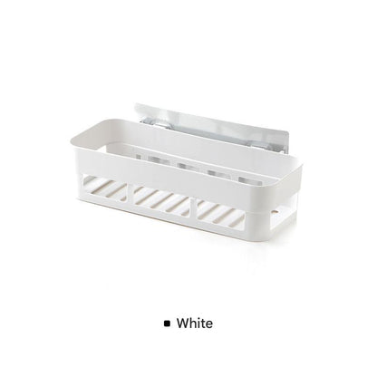 Wall-mounted bathroom organizer image 1