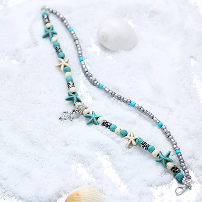 durable double-layer ankle bracelet