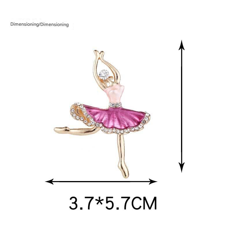 Durable anti-slip brooch for dancers 5