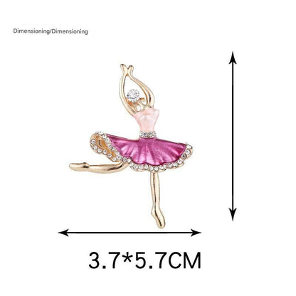 Durable anti-slip brooch for dancers 5