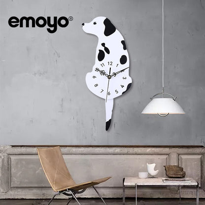 Adorable dog clock for learning time
