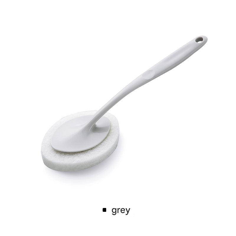 Long handle sponge brush for cleaning bathroom walls