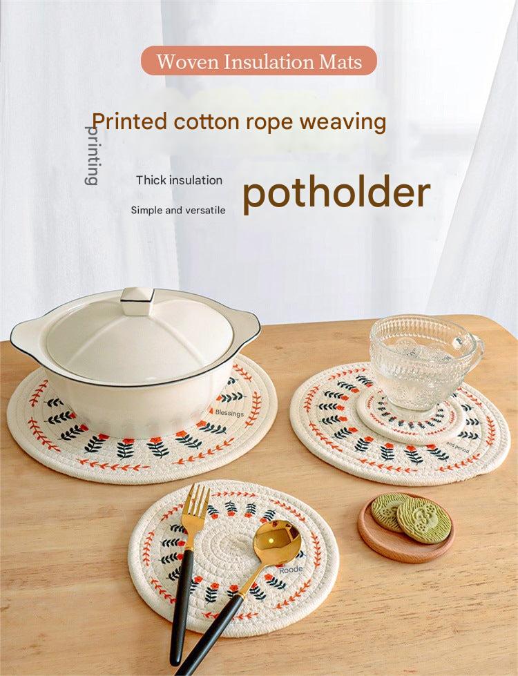 Stylish dining table protective mats