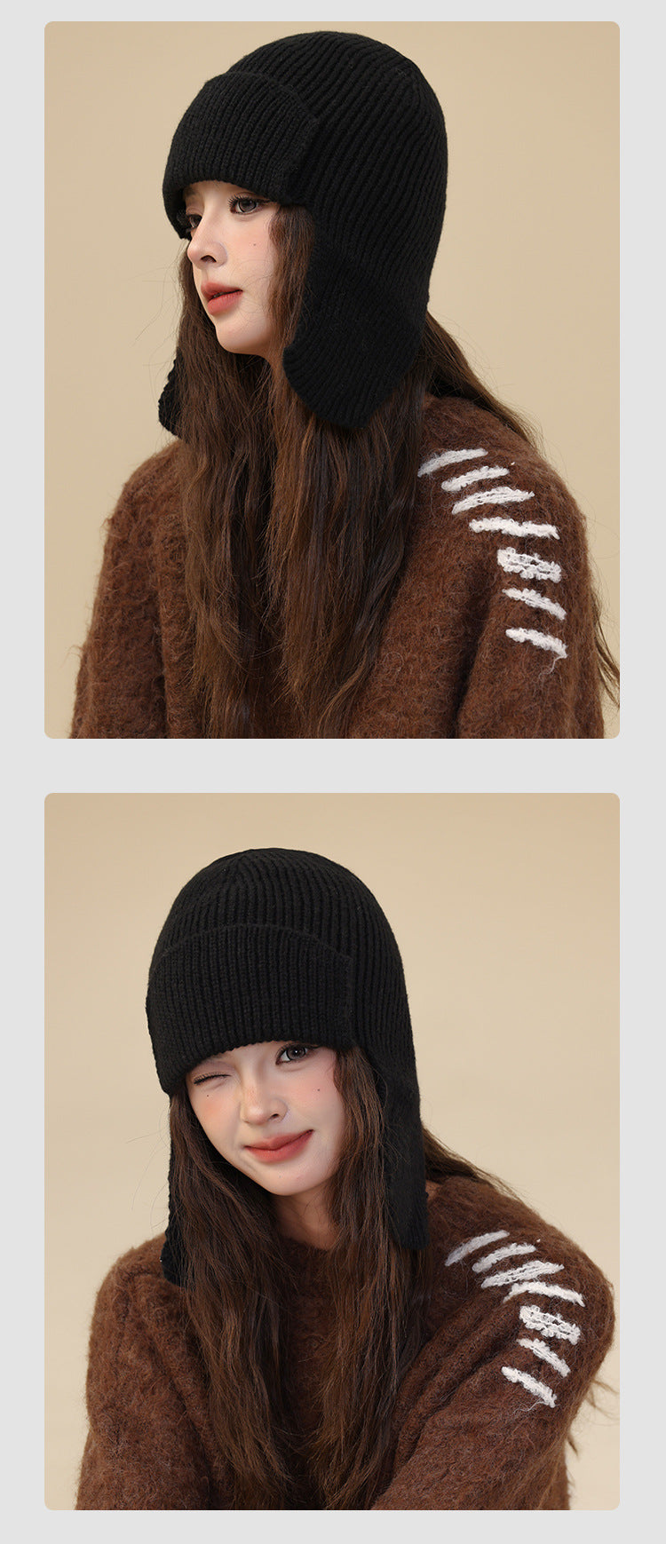 Close up of cotton knit texture