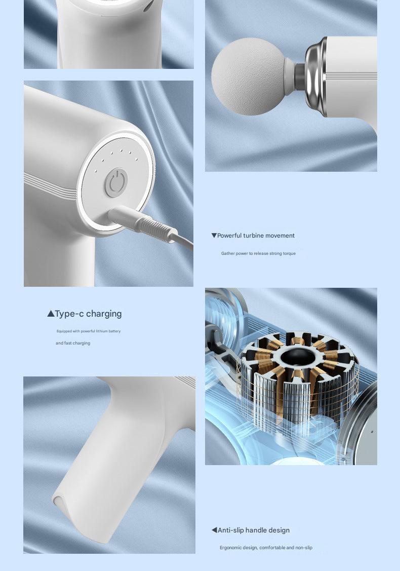 Rechargeable massage gun with charging cable