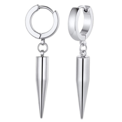 stylish earrings in silver color image 4