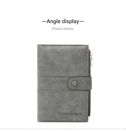 RFID passport holder in blue