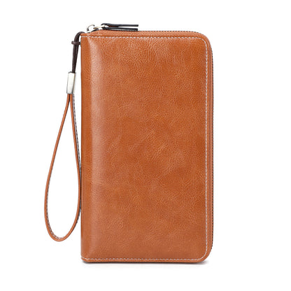 Durable PU RFID wallet for women