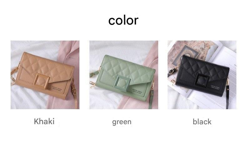 quilted mini shoulder bag orange