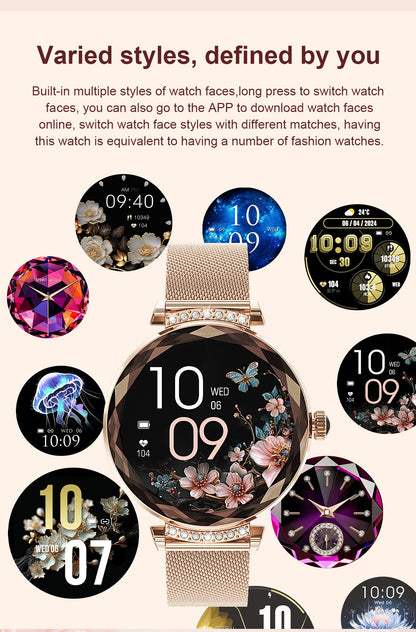 AMOLED screen smart band for health monitoring