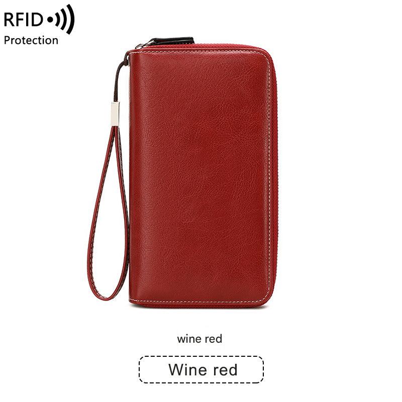 Women's wallet double zip design
