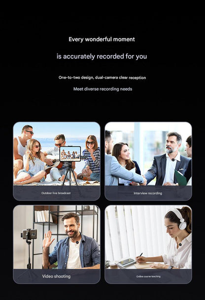 Wireless Clip-On Microphone Q8 Image 4