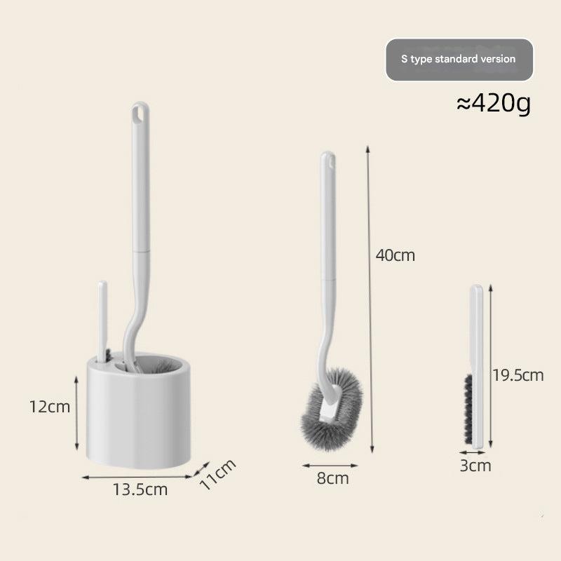 plastic toilet brush set image 8