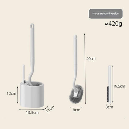 plastic toilet brush set image 8