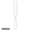 White Small Fork Handle
