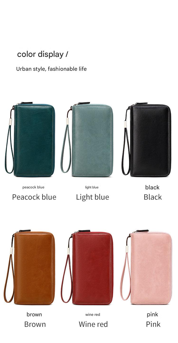 RFID-blocking women's wallet front view
