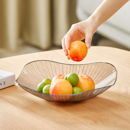 Elegant serving bowl in grey color