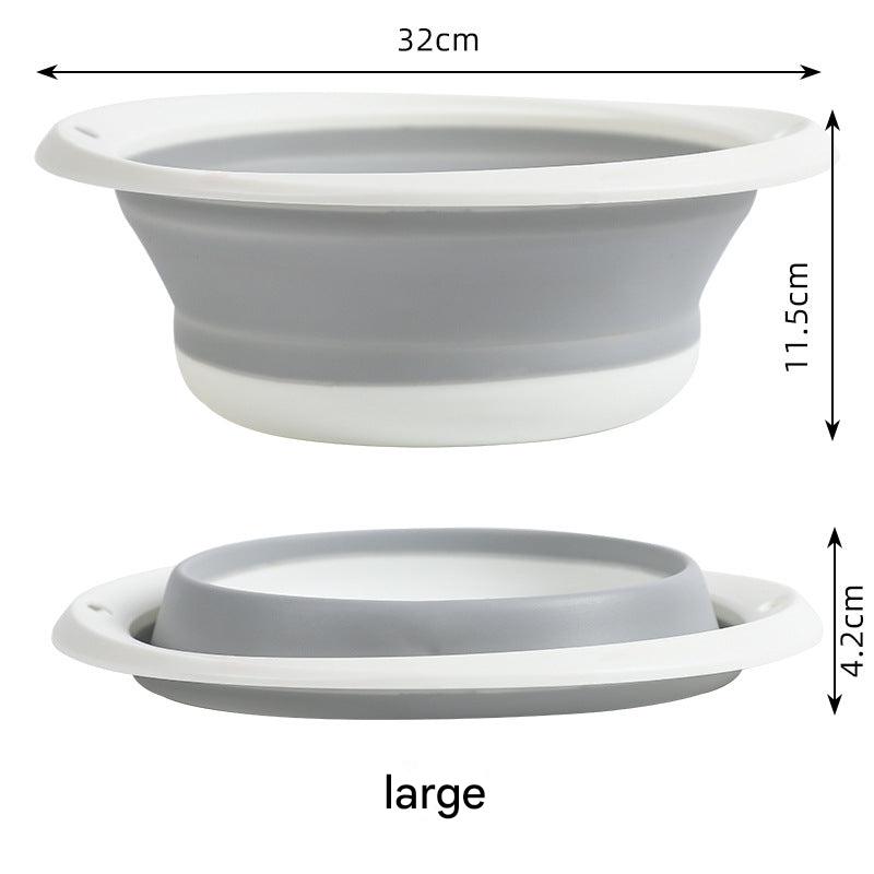 Versatile silicone basin for multiple purposes