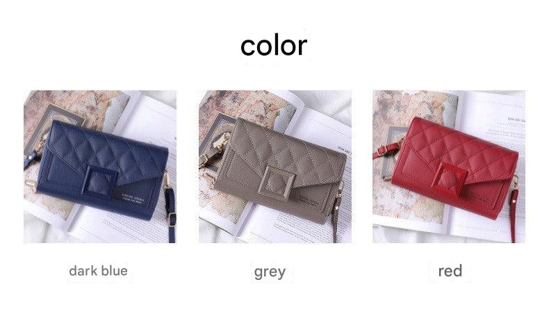 quilted mini shoulder bag dark blue