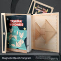 Set 7: Natural Wood Magnetic Beech Tangram (Pack of 1)