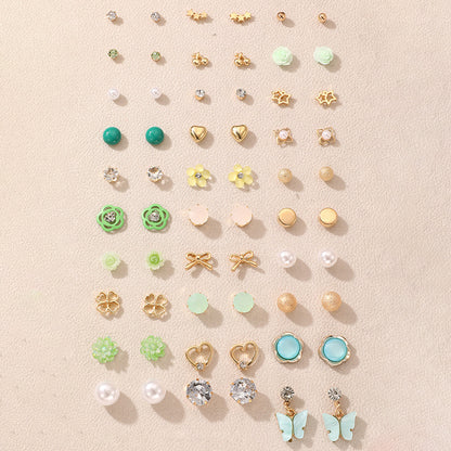 Stylish pearl earrings close-up image 5