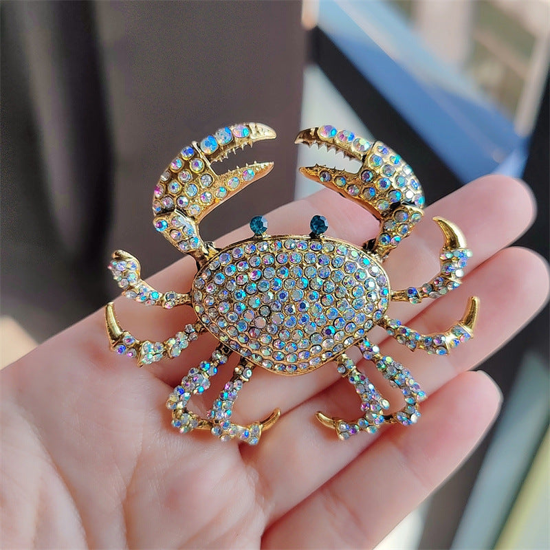 Stylish Alloy Crab Brooch 1