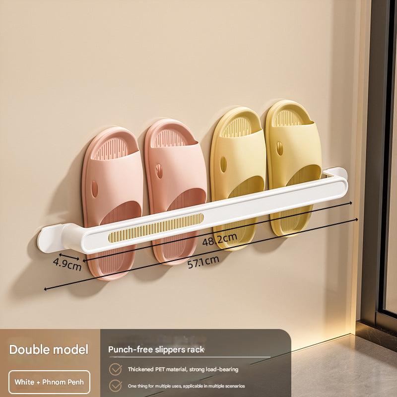 Space-saving wall rack design