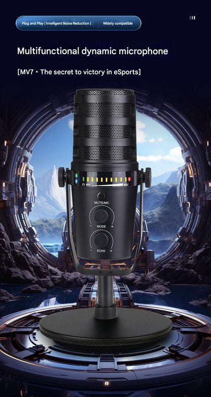 MV7 microphone setup for streaming