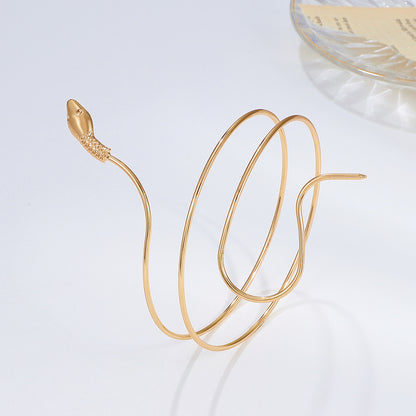 Vintage snake design arm cuff image 3