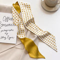 Yellow polka dot approximately 6*90CM