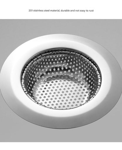 Durable sink strainer for kitchen waste disposal
