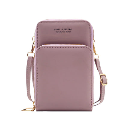 Brown shoulder bag for women