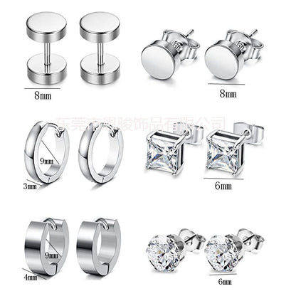 Geometric earring set close-up - image 10