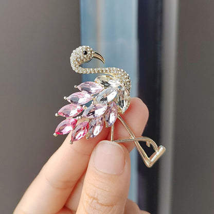 Crystal Embellished Brooch on fabric image 4