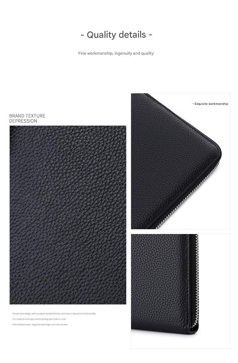 Premium RFID Leather Passport Holder Image 8