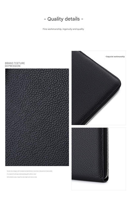 Premium RFID Leather Passport Holder Image 8