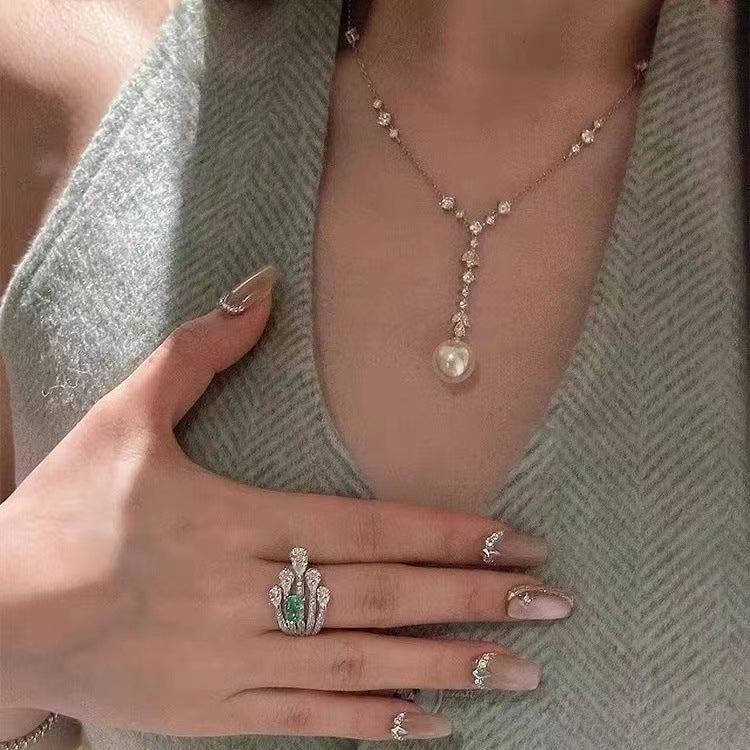 Adjustable Paraiba Meteor Ring - Image 1