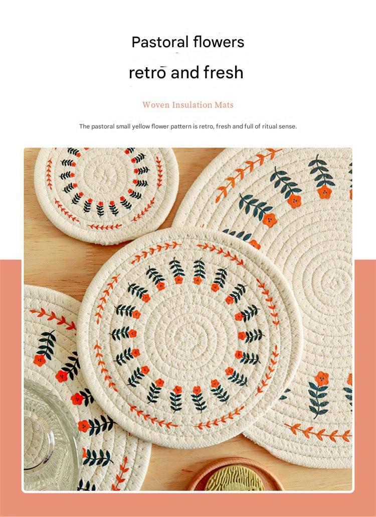Eco-friendly cotton linen table mat