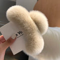 Milk Tea Real Rex Rabbit Fur [Extra Large 15cm]