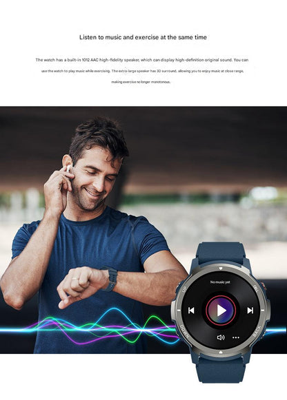 S52 smartwatch showing sleep tracking feature