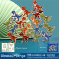 Popular Model 2: Dinosaur Edition, 16 Strongman Dinosaur Puppets, Includes Instruction Manual (Pack of 1)