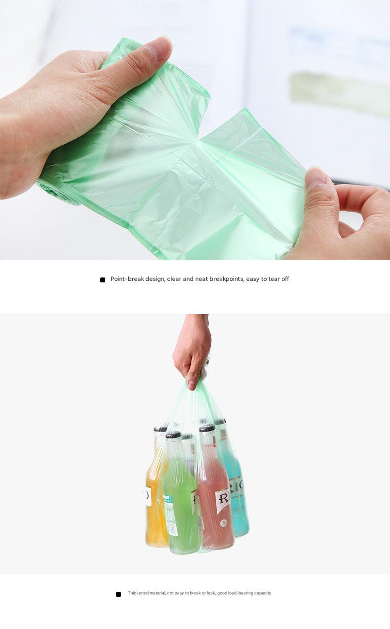 Durable bathroom trash bags with vibrant colors