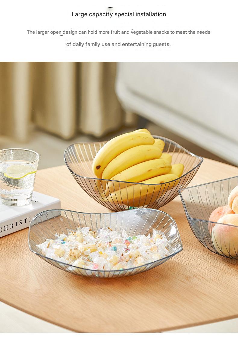 Elegant serving bowl in grey color