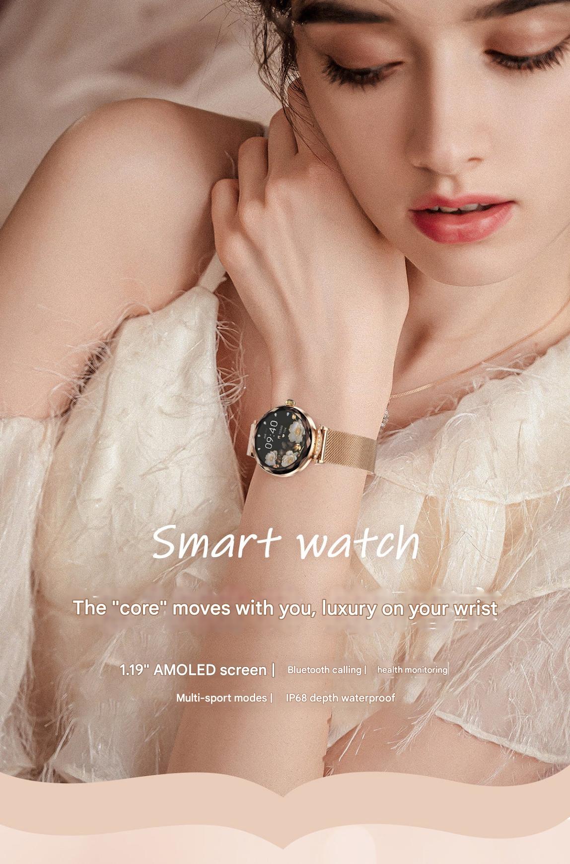 Smart health monitoring bracelet with heart rate and blood pressure tracking