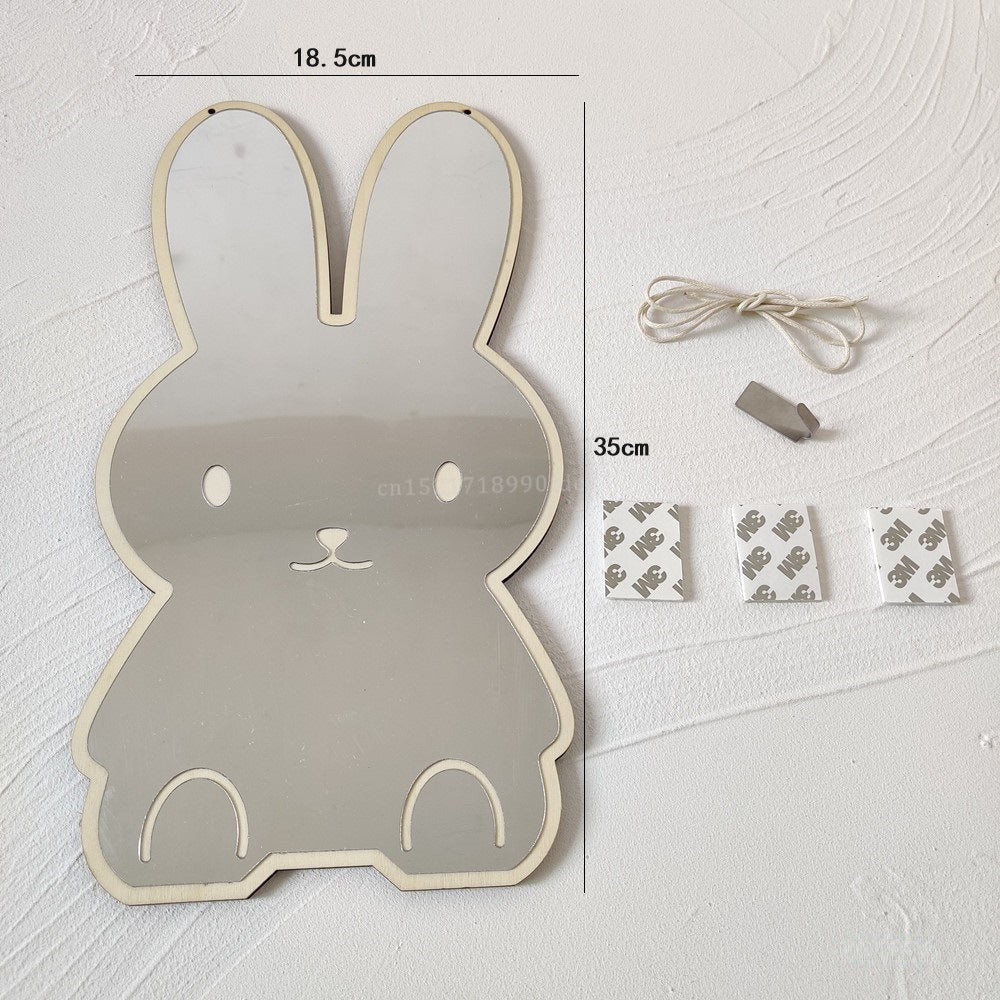 Whimsical children's mirror decor