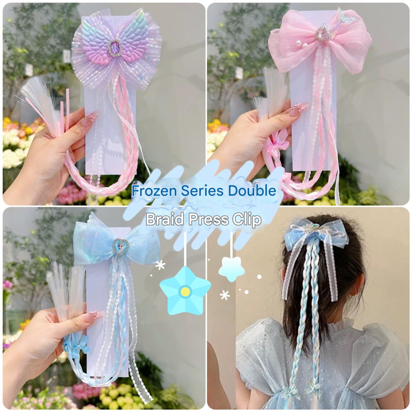 Children's hair clip with ribbons - Image 1