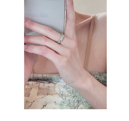 Elegant pearl butterfly ring for women - image 8