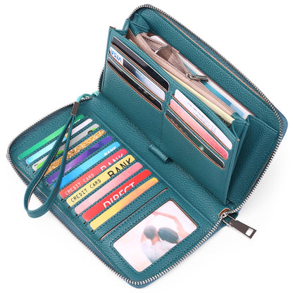 RFID wallet for women in lilac